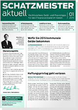 Probeausgabe „Schatz­meister aktuell“
